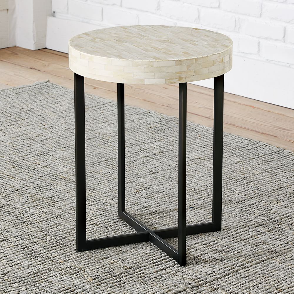 Buy online Bone Side Table now West Elm UAE UAE