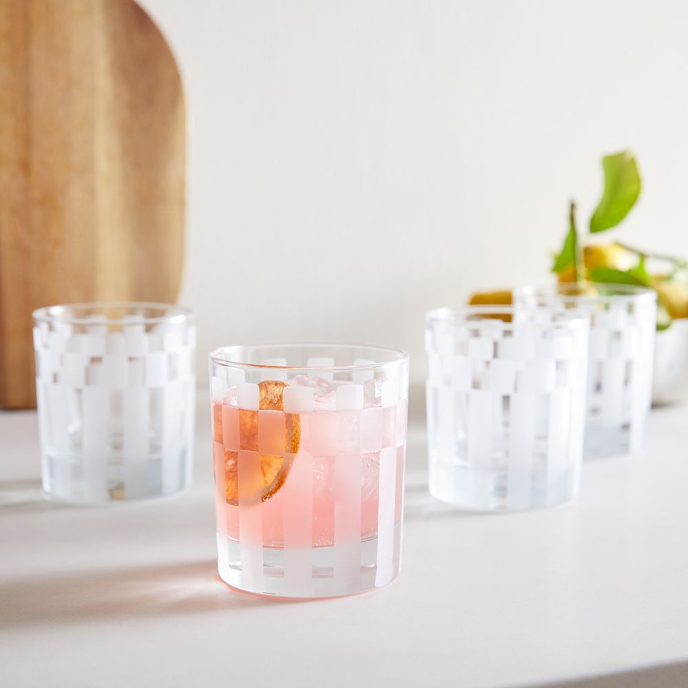 Double old fashioned glasses store