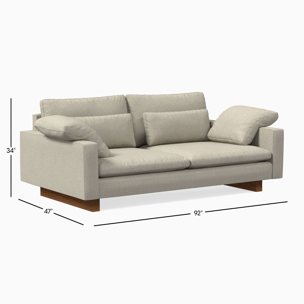 West elm harmony sofa 92 discount