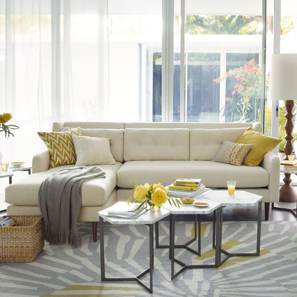 Hexagonal side table deals