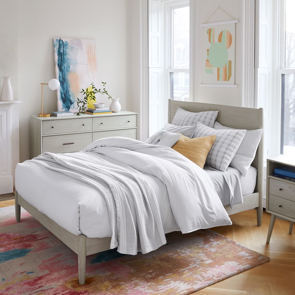 West elm deals mid century bed