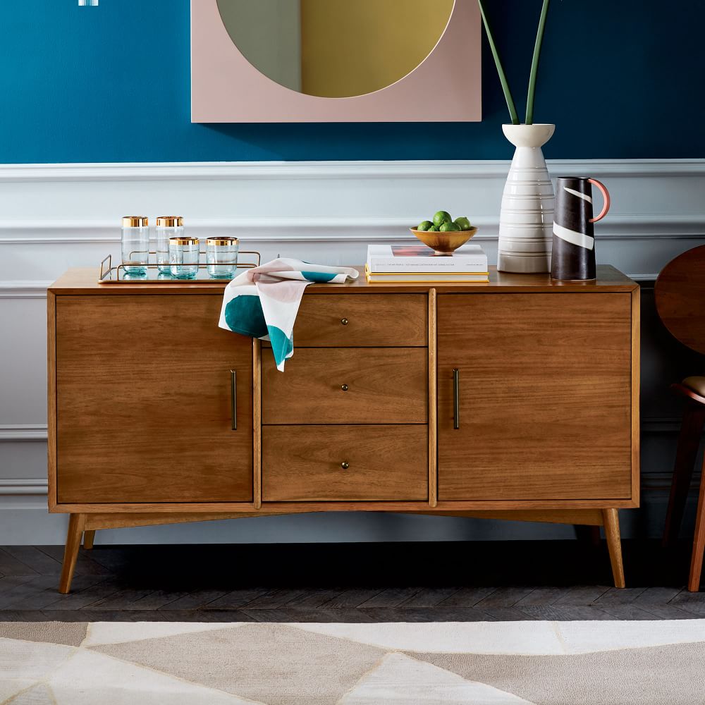 Buy online Mid Century Buffet Acorn now West Elm UAE UAE