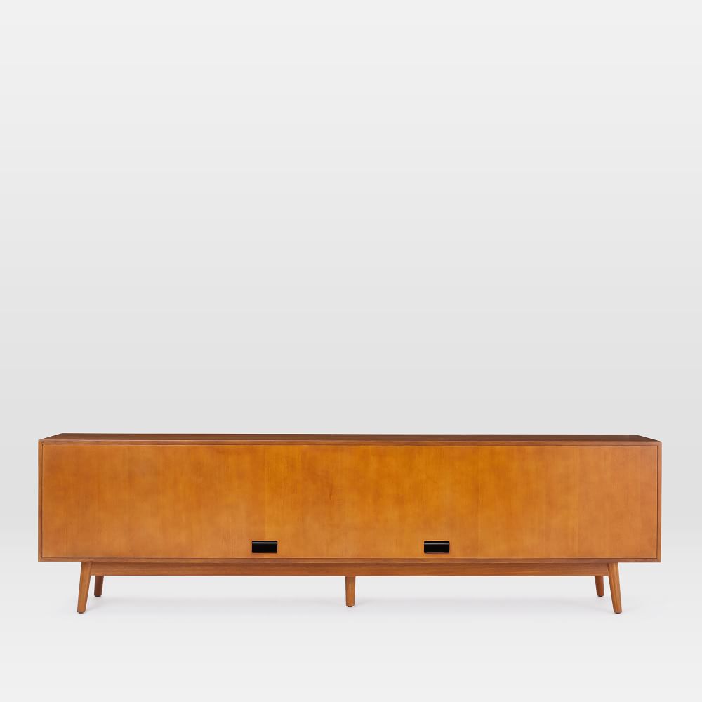 Mid century on sale modern media console