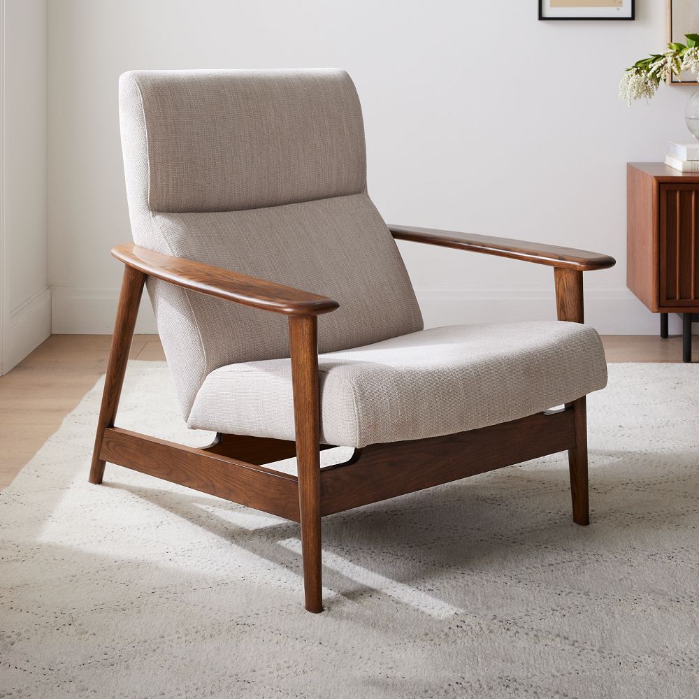 Mid century armchair wood cheap