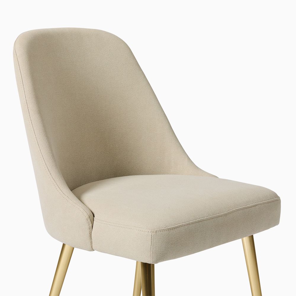 Dining chairs with clearance brass legs
