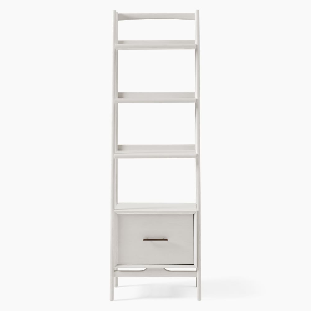 Buy online Mid Century Wide Bookshelf 2 Narrow Bookshelves Set