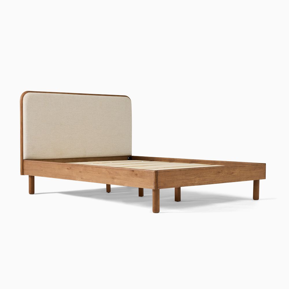 Wooden shop upholstered bed