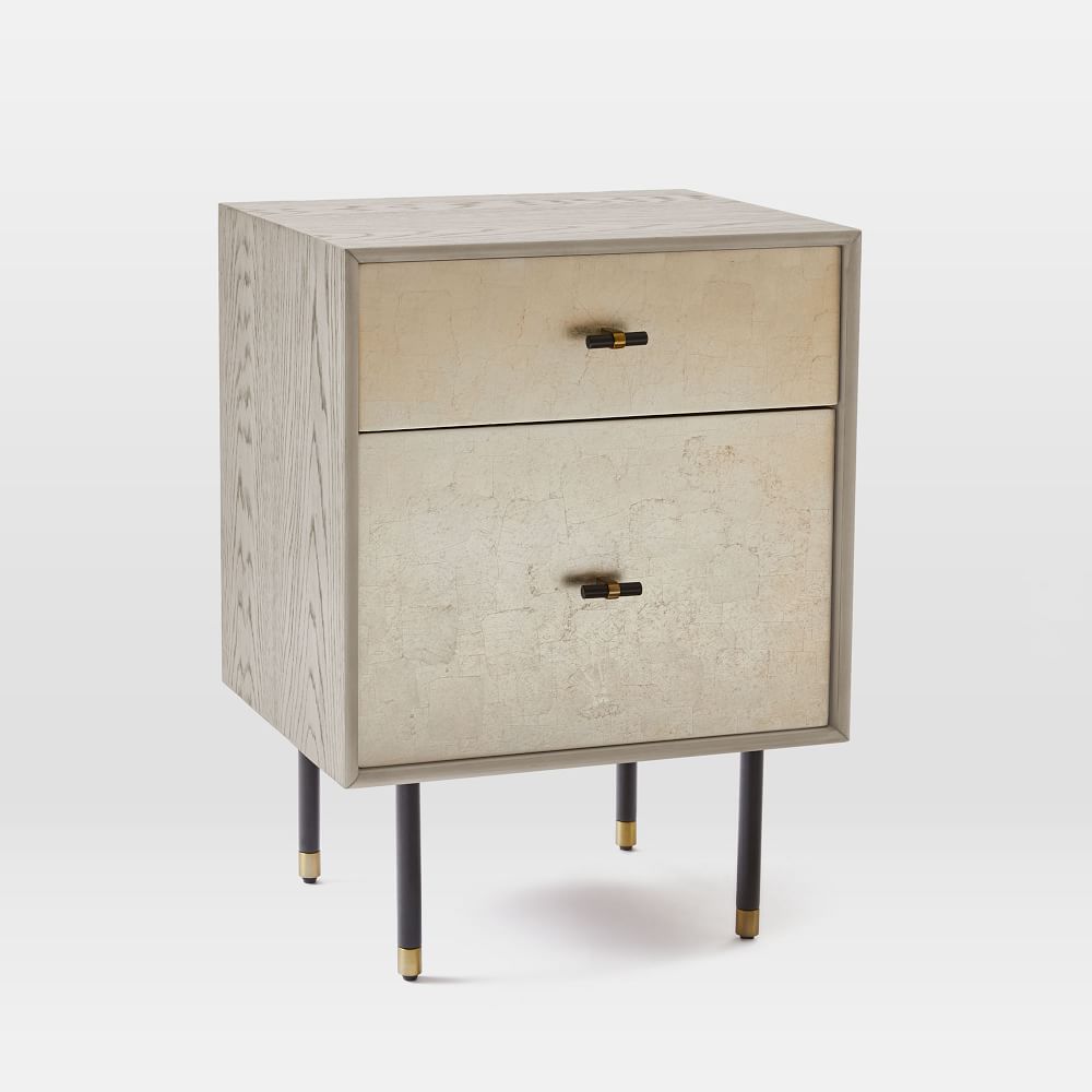 Modern on sale metal nightstand