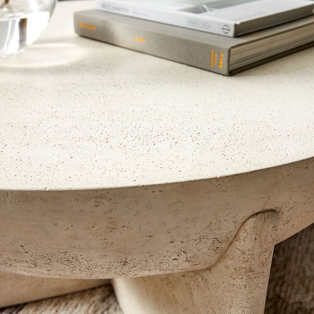 Lava stone discount coffee table