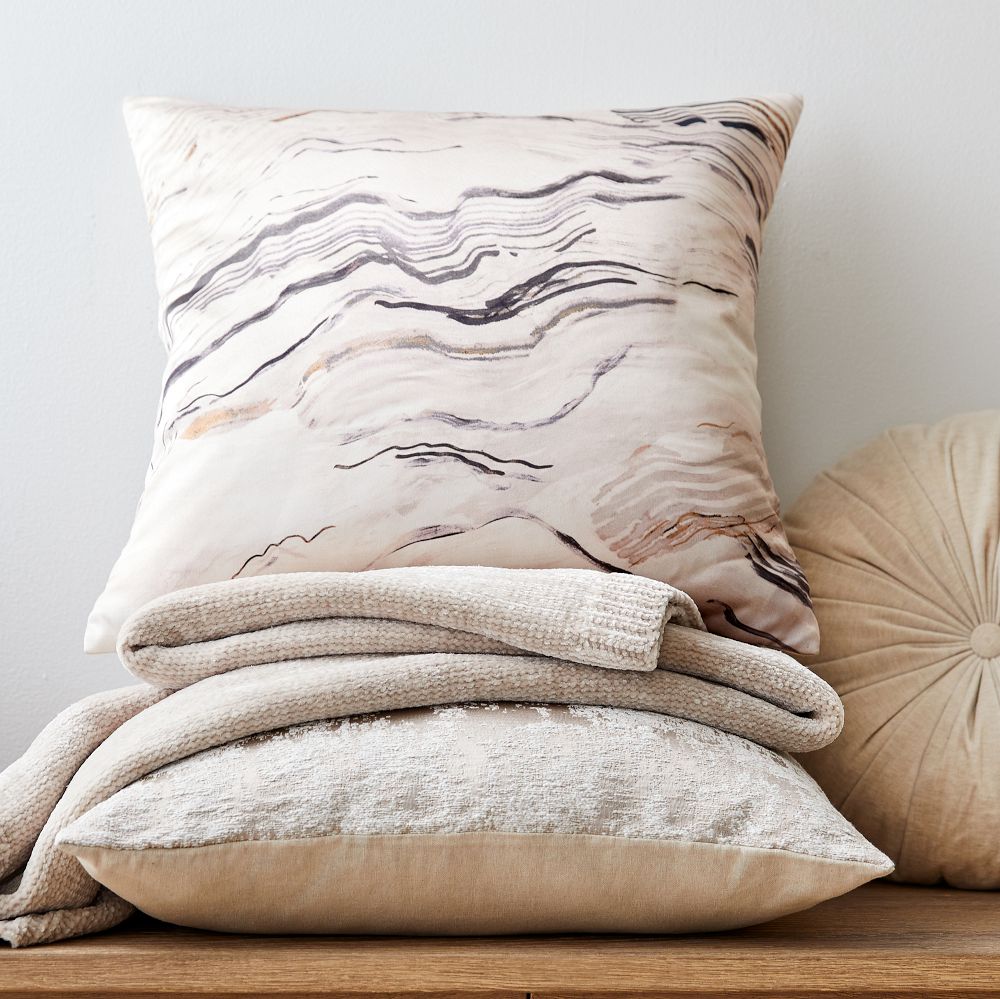 Marble sales throw pillow