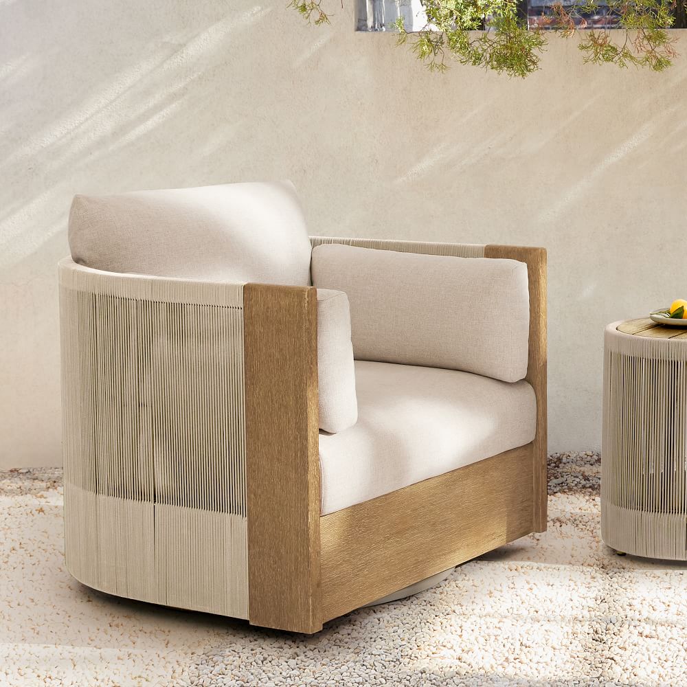 Swivel rocker shop recliner outdoor