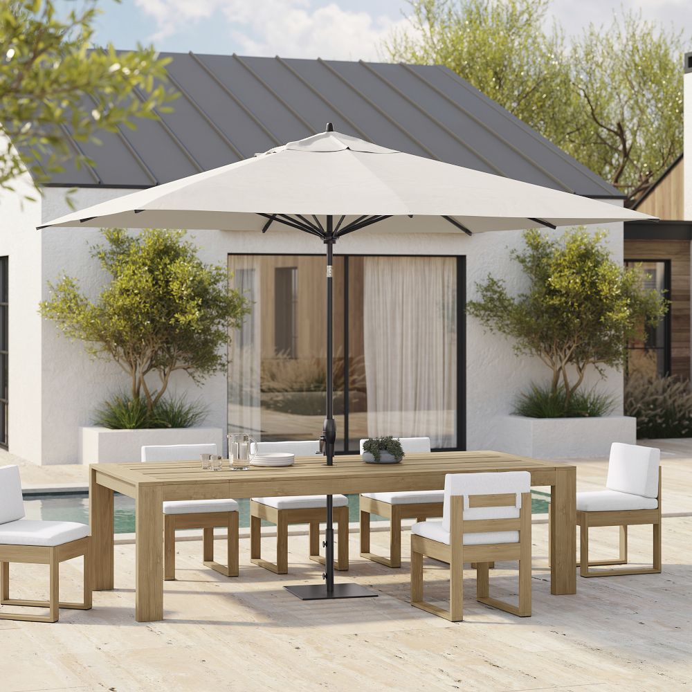 Buy online Rectangular Outdoor Umbrella 244cm x 305cm now