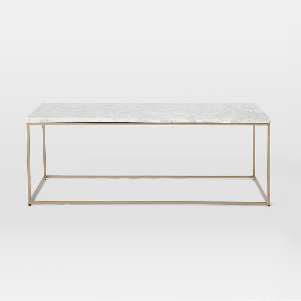 Marble coffee table discount west elm