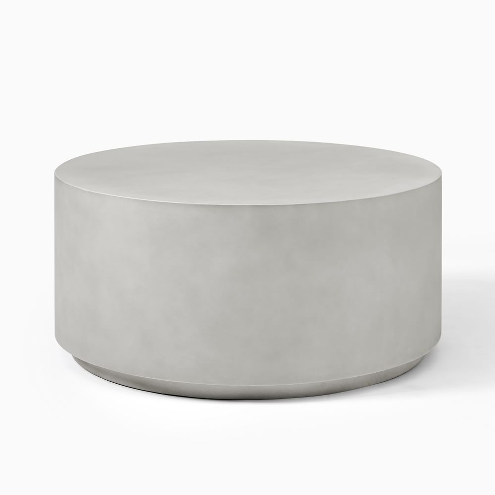 Buy online Volume Round Storage Coffee Table now West Elm UAE UAE
