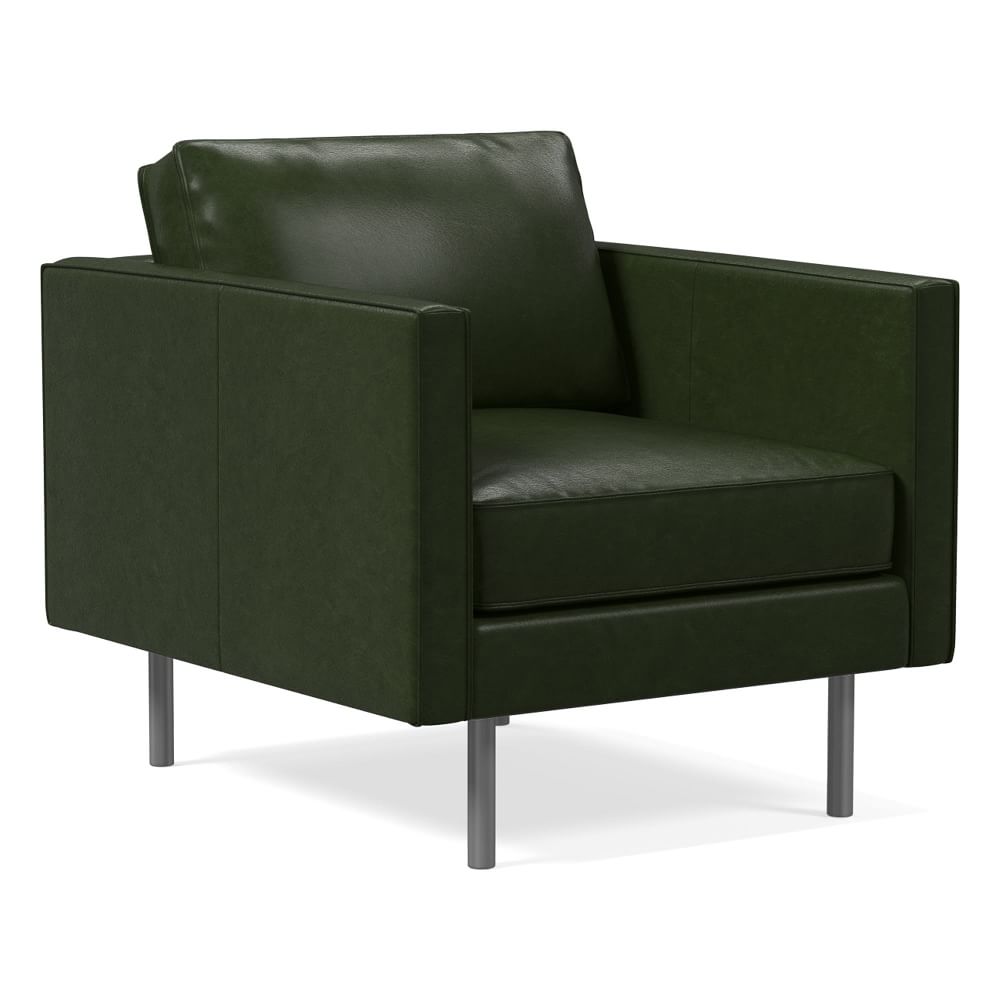Axel leather armchair deals