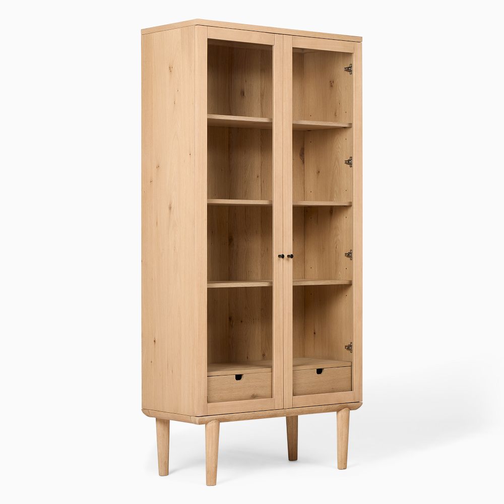 Glass front cabinet discount