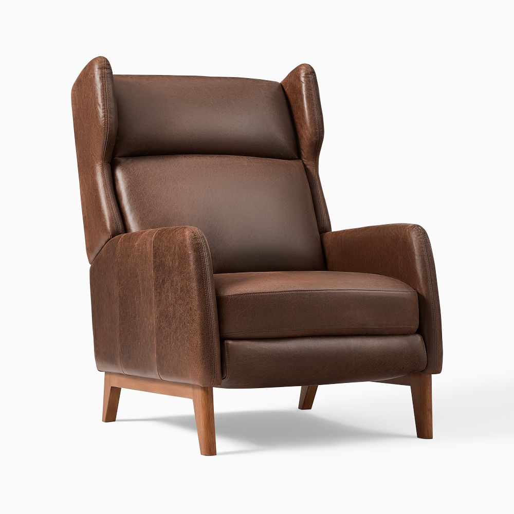 Buy online Ryder Leather Recliner now West Elm UAE