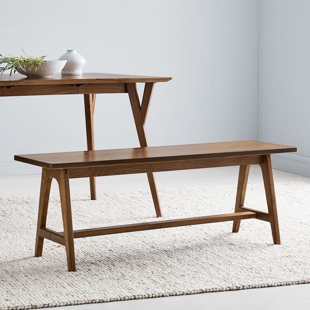 West elm wood bench sale