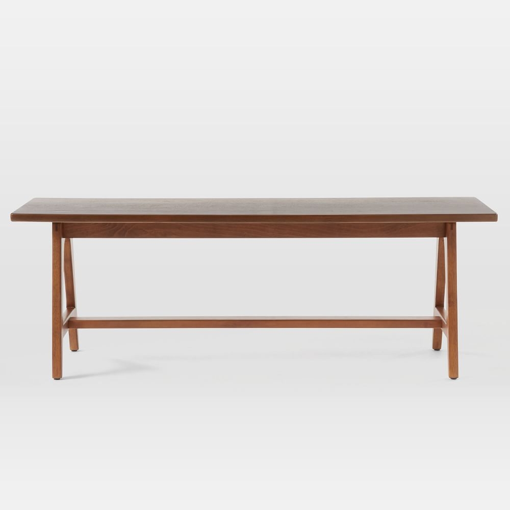 Mid century bench west outlet elm