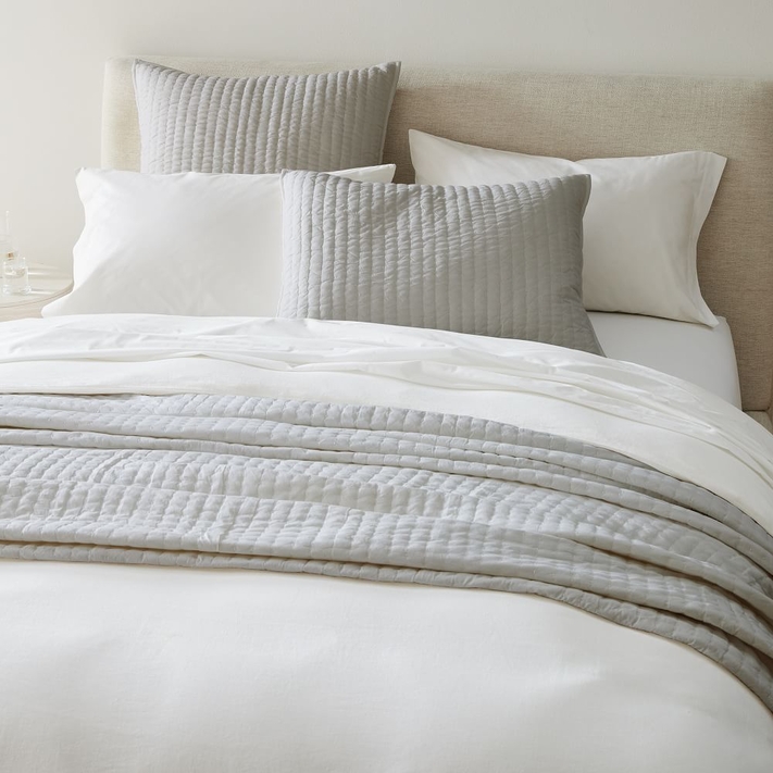 Buy online Airy Cotton Voile Solid Quilt & Shams now | West Elm