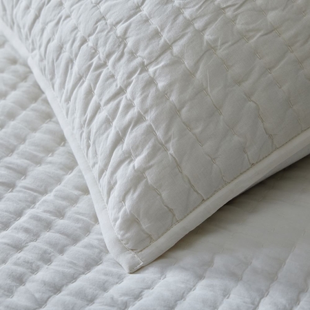 White king coverlet and hot sale shams