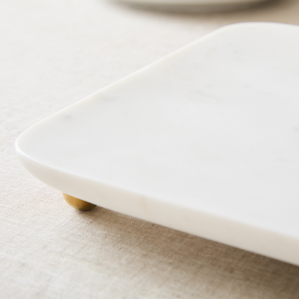 Marble Tray with Legs