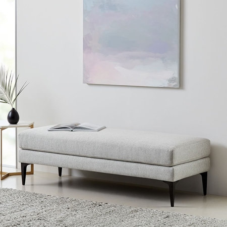West store elm bench