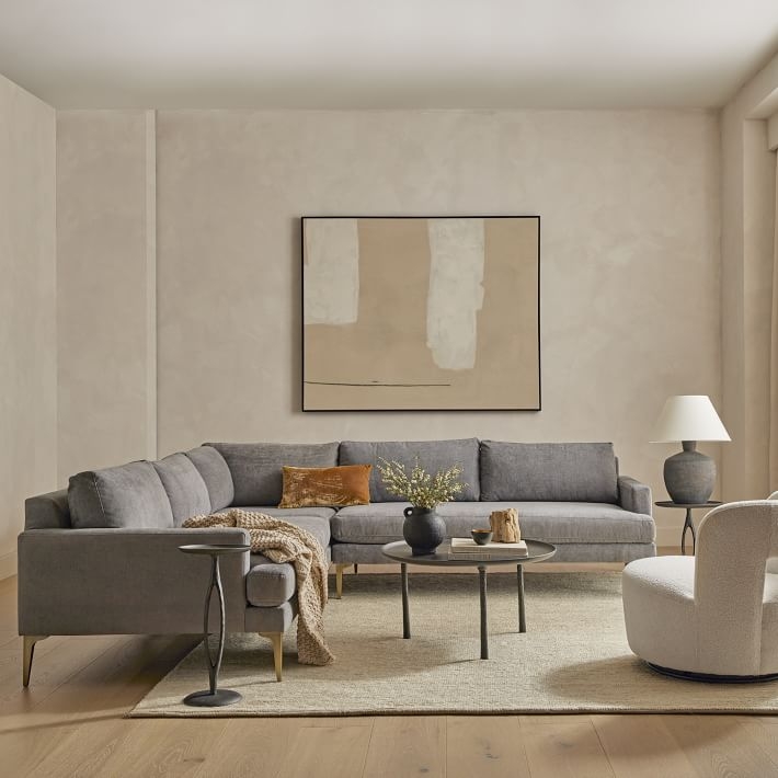 Andes 3 Piece L Shaped Sectional