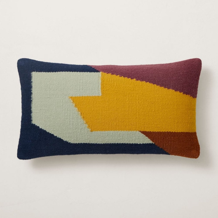 Angled Modern Form Pillow Cover
