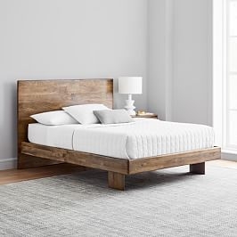 Buy online Anton Solid Wood Bed now West Elm UAE UAE