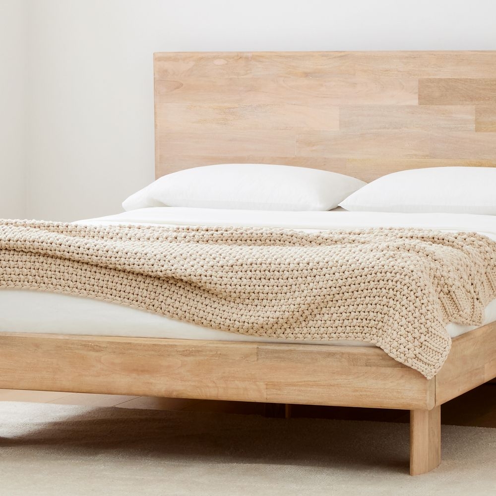 Solid wood new arrivals bed frame