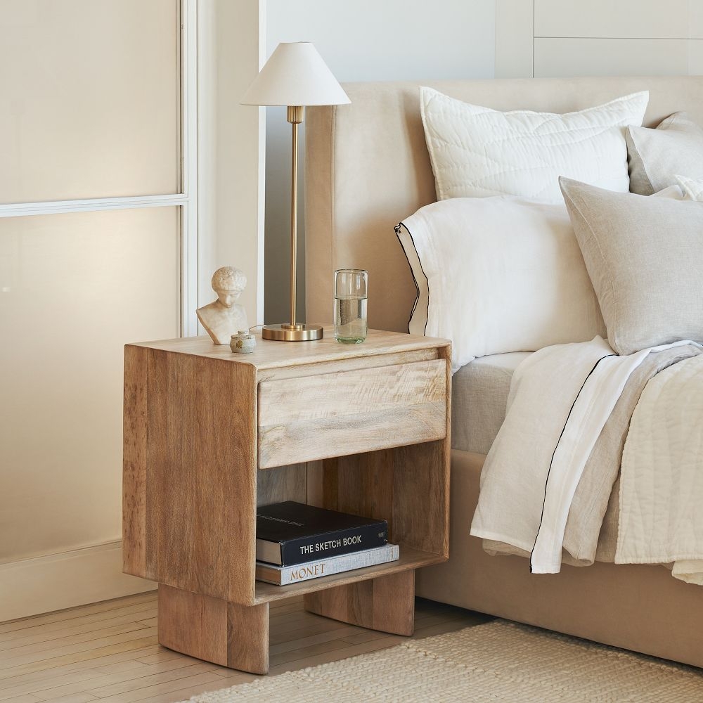 Wooden sales night stand