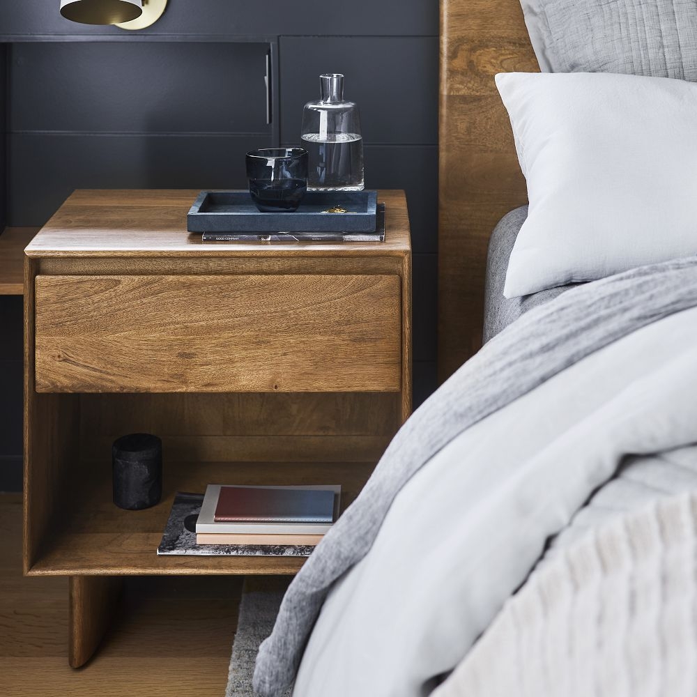 Buy online Anton Solid Wood Nightstand now West Elm UAE UAE