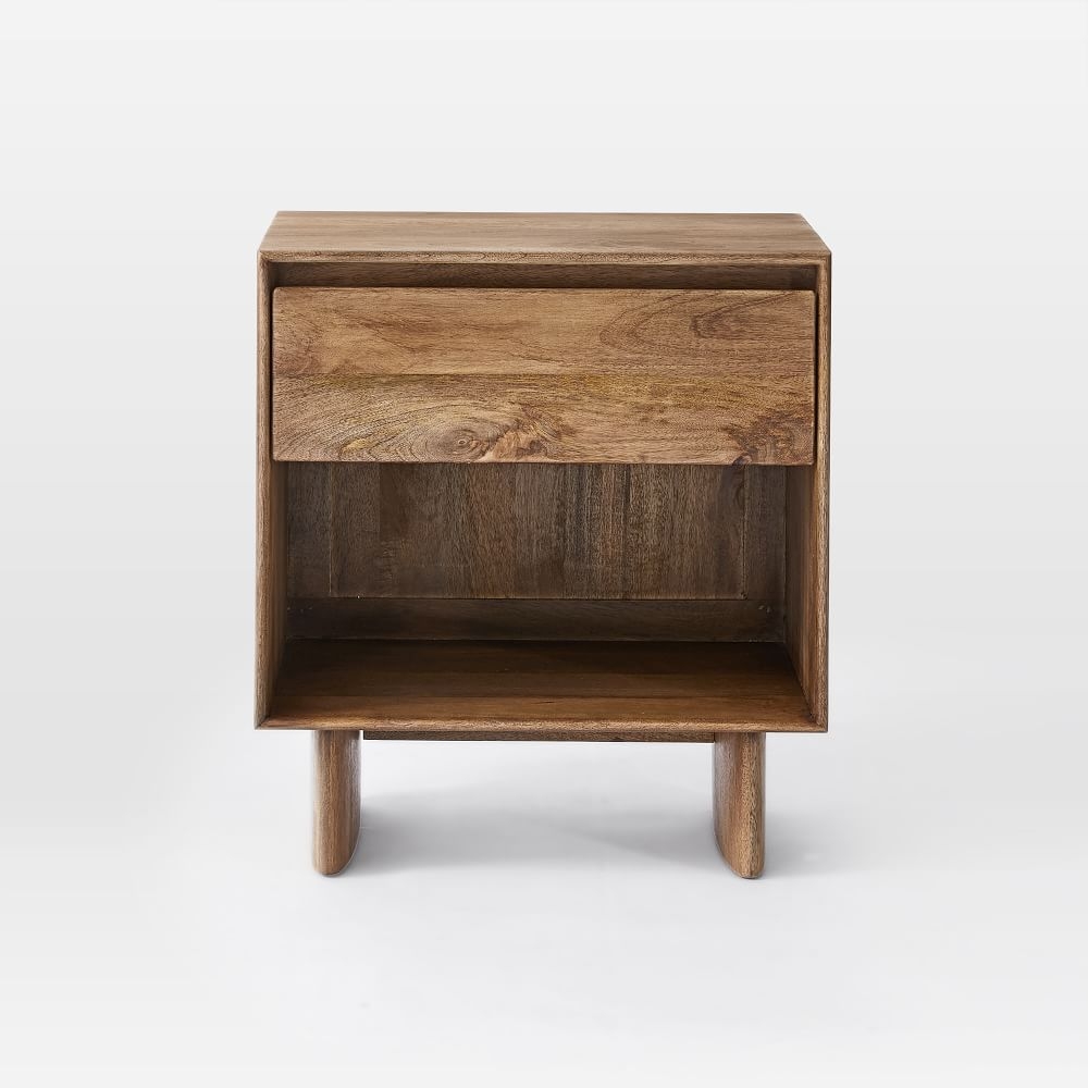 Nightstand solid shop wood