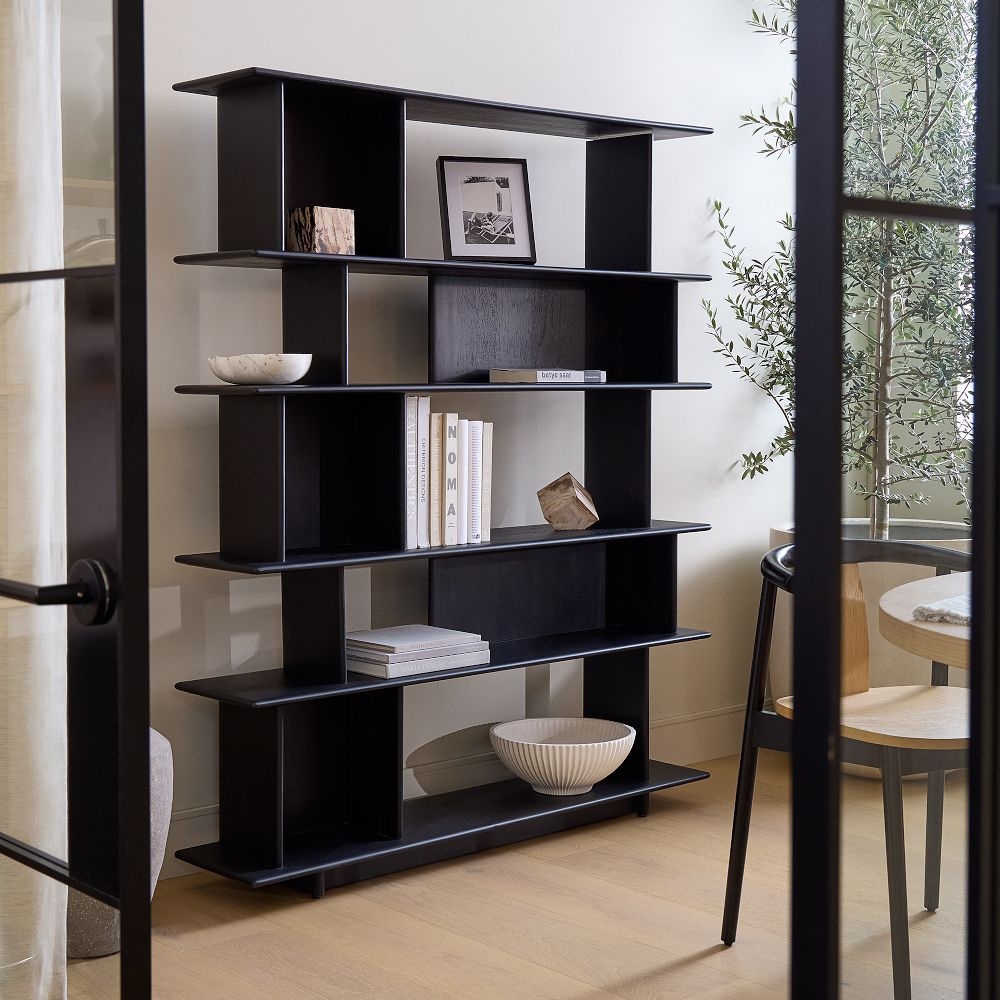 Modern shop open bookshelf