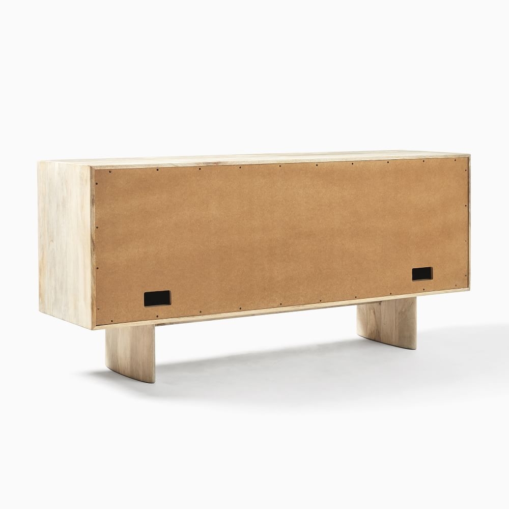 Solid wood store buffet table