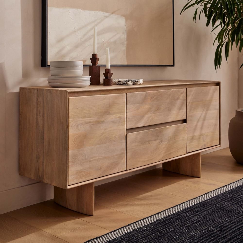 Solid wood buffet cabinet new arrivals