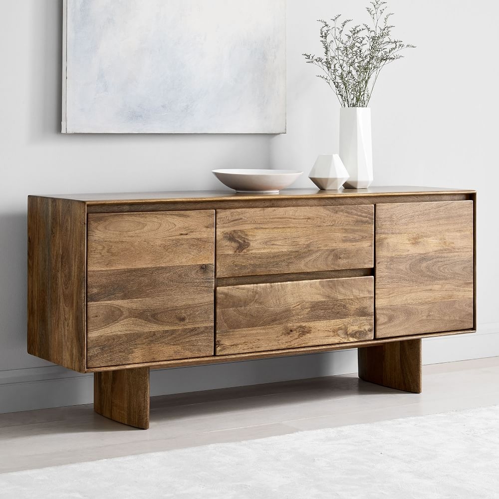 Wood deals buffet table