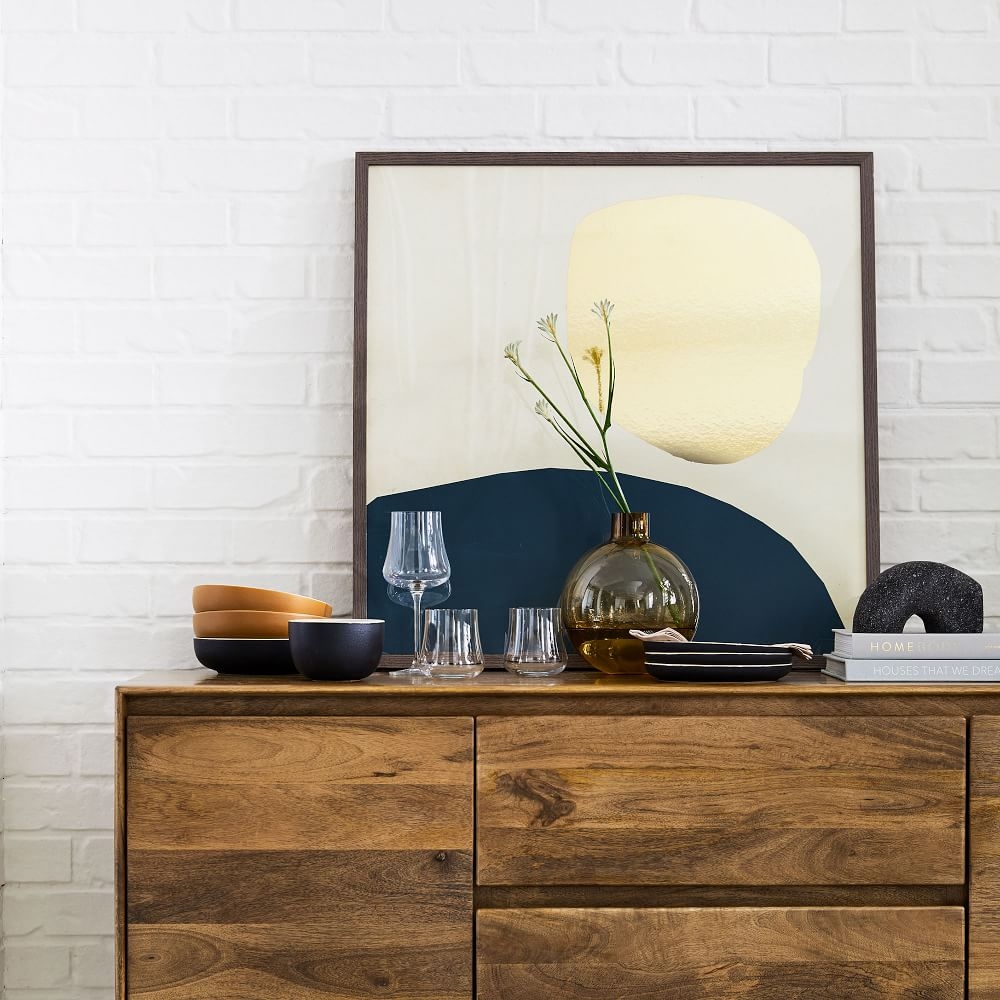 Solid wood buffet on sale table