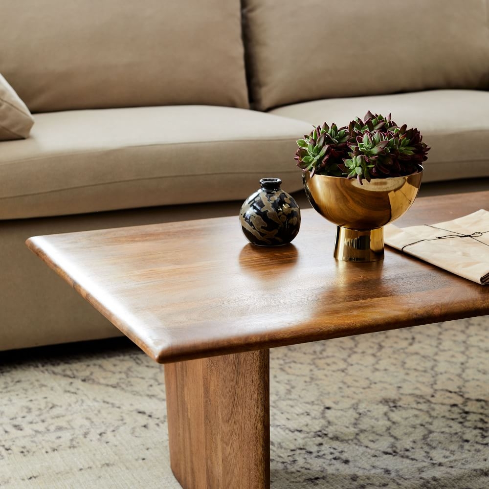 Burnt wood on sale coffee table