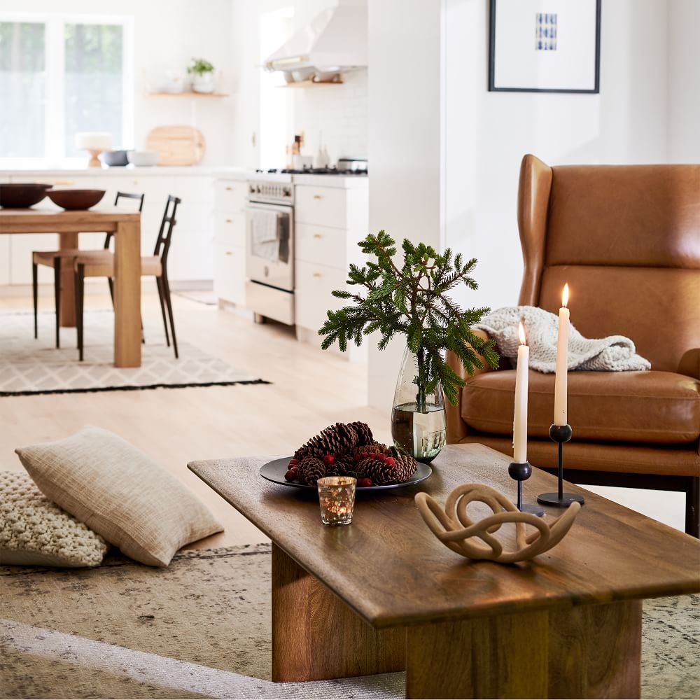 Solid wood sale coffee table rectangle