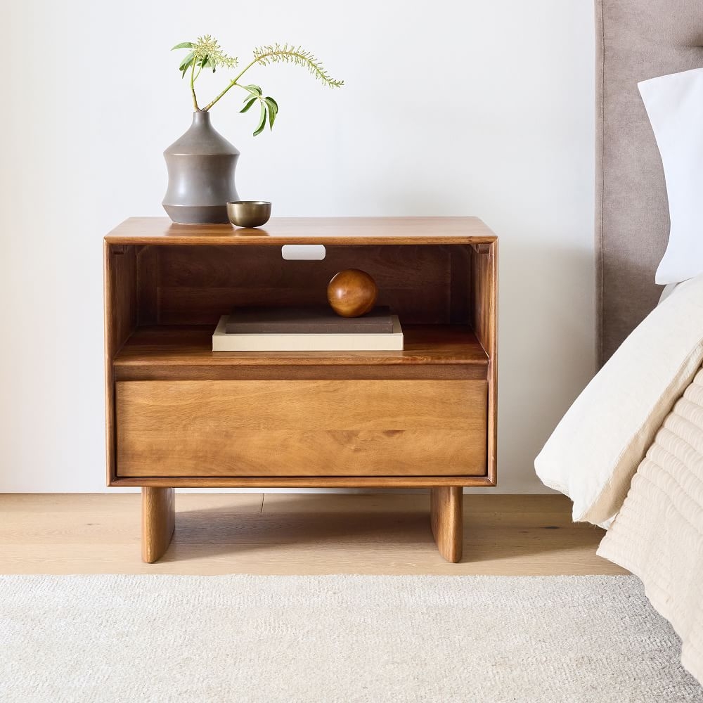 Nightstand solid wood cheap