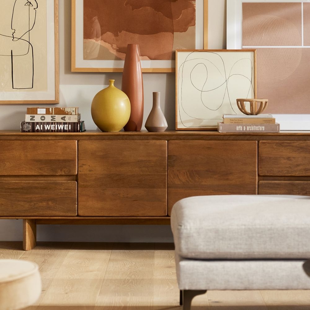 Wood hot sale media console