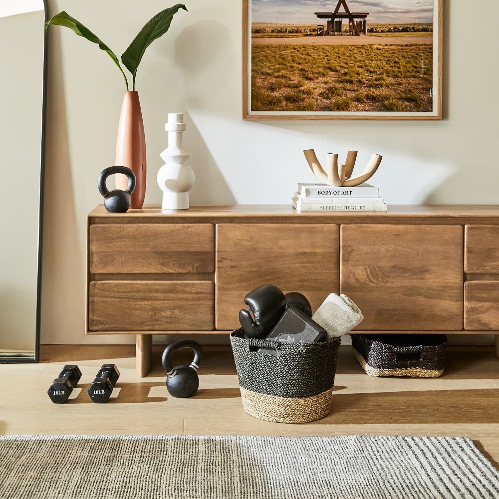 Solid sales wood console