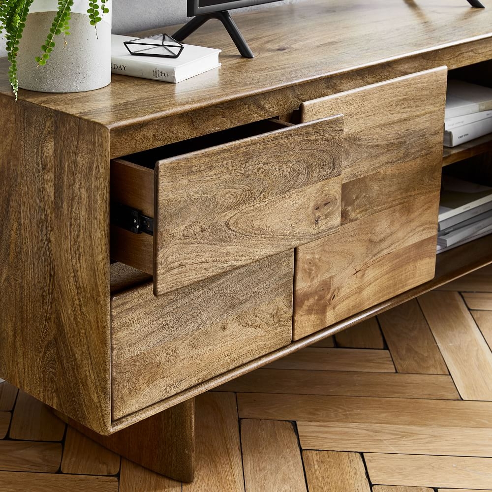Buy online Anton Solid Wood Media Console 203cm now West Elm