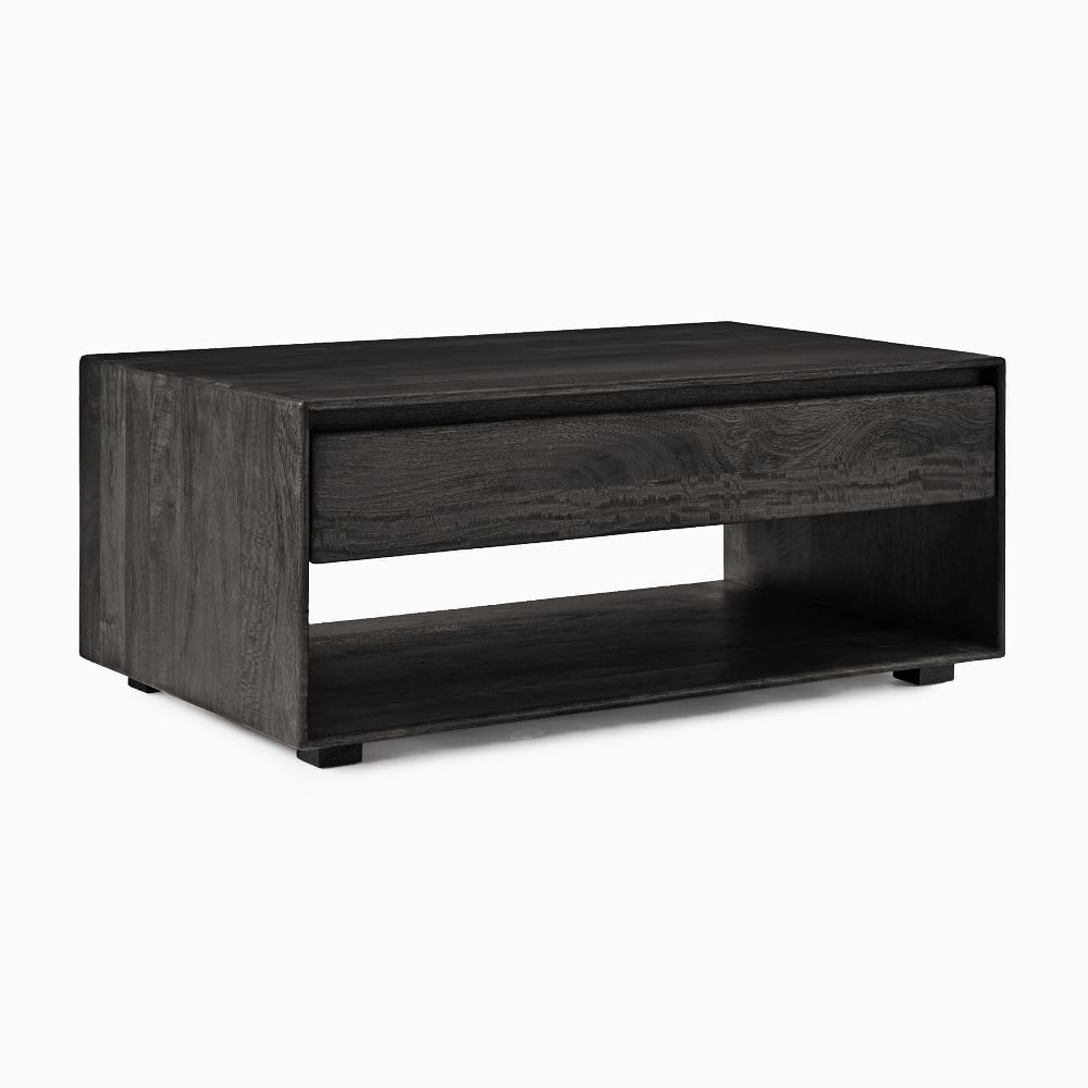 Solid wood coffee 2025 table with drawers