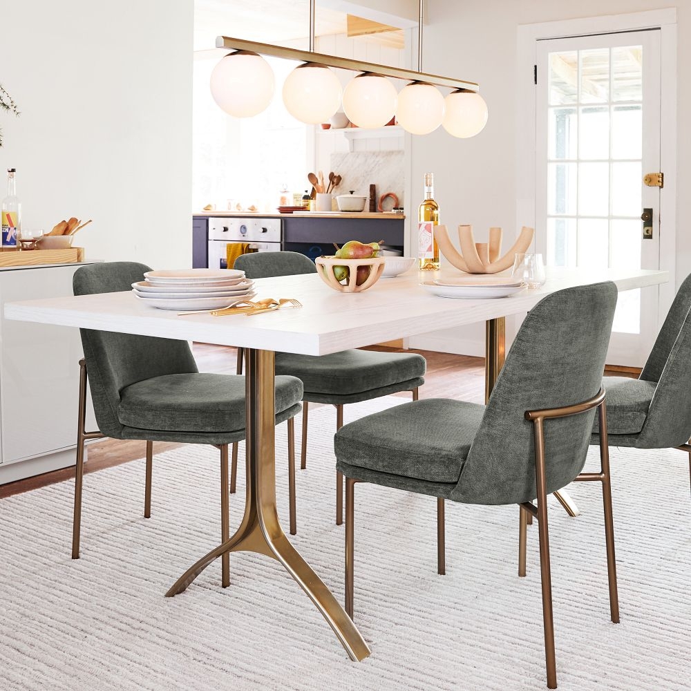 Buy online Avery Wishbone Dining Table now West Elm UAE UAE