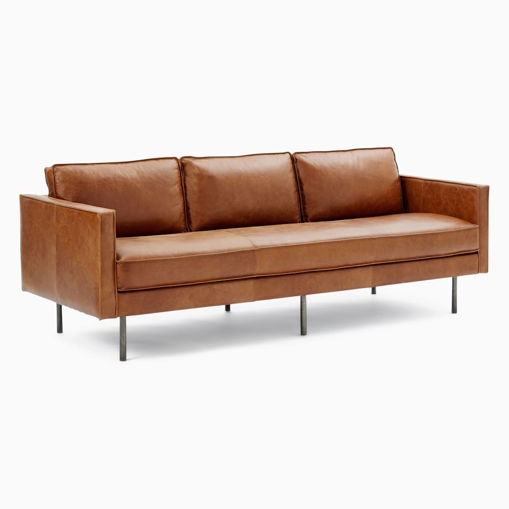 Axel shop leather sofa