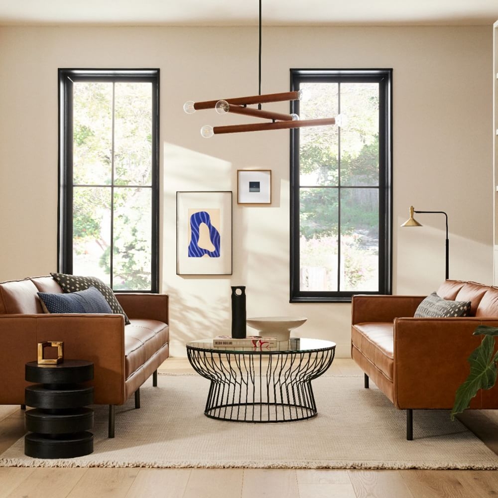 Axel Leather Sofa 89