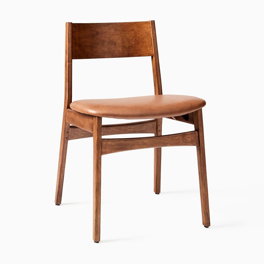 West elm top vegan leather chair